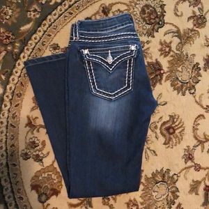 Miss Me low rise, bootcut jeans, Women’s size 28